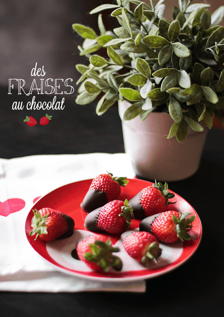 Des fraises gourmandes,