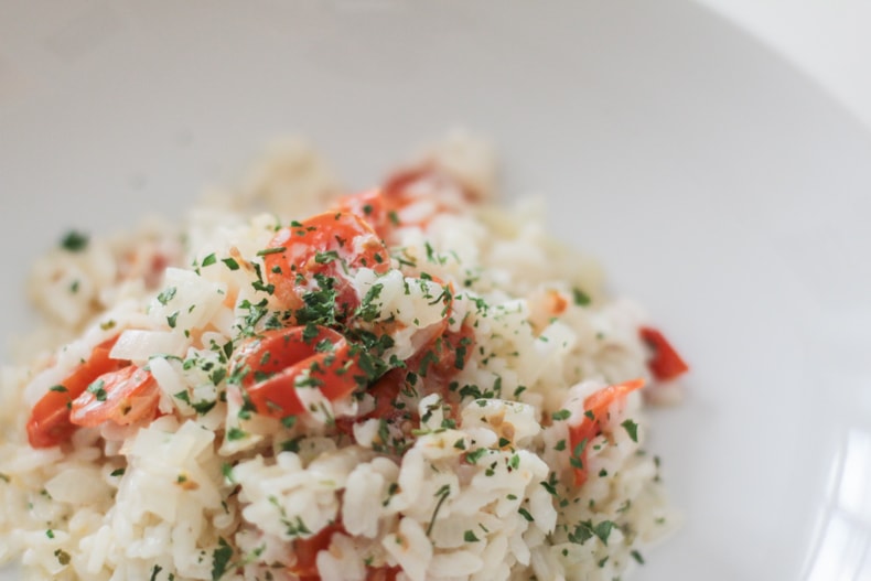 Risotto aux tomates avec le Clispo+ Précision de chez Seb