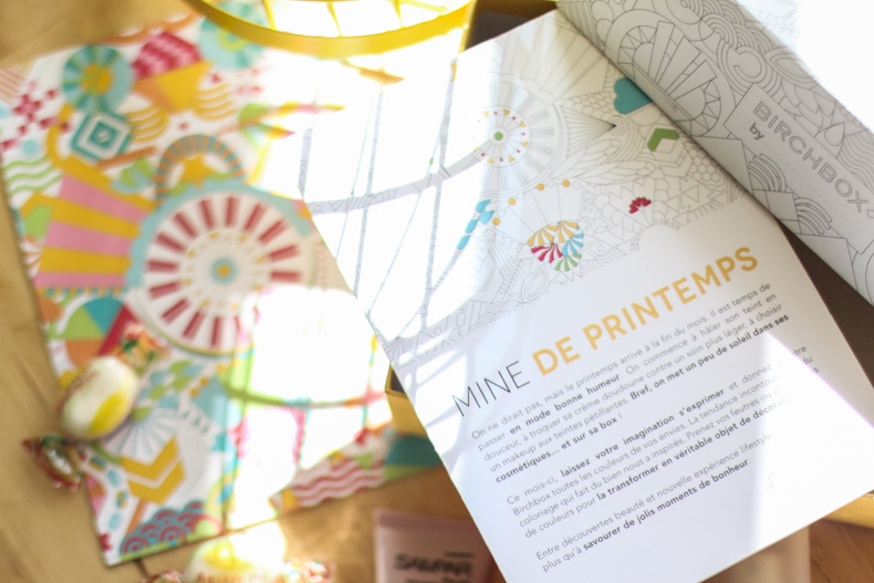 Birchbox : Mine de Printemps