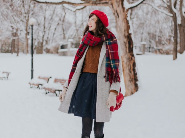 Des bottes de pluie en hiver