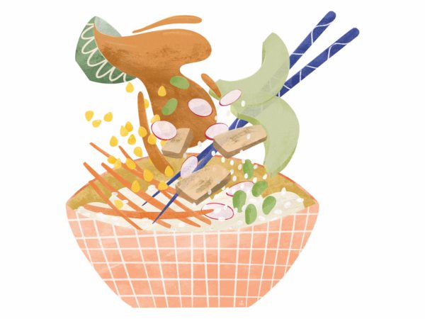 Mes recettes illustrées : le Poke Bowl