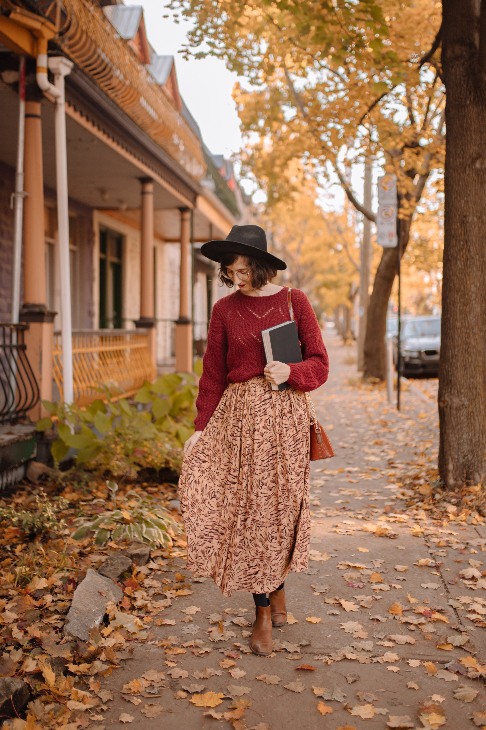 Pull cosy & jupe longue