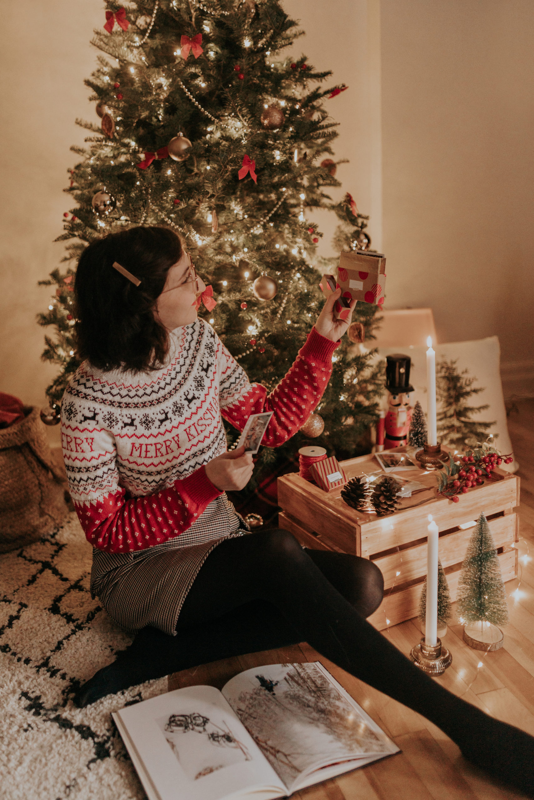 Des photographies sous le sapin