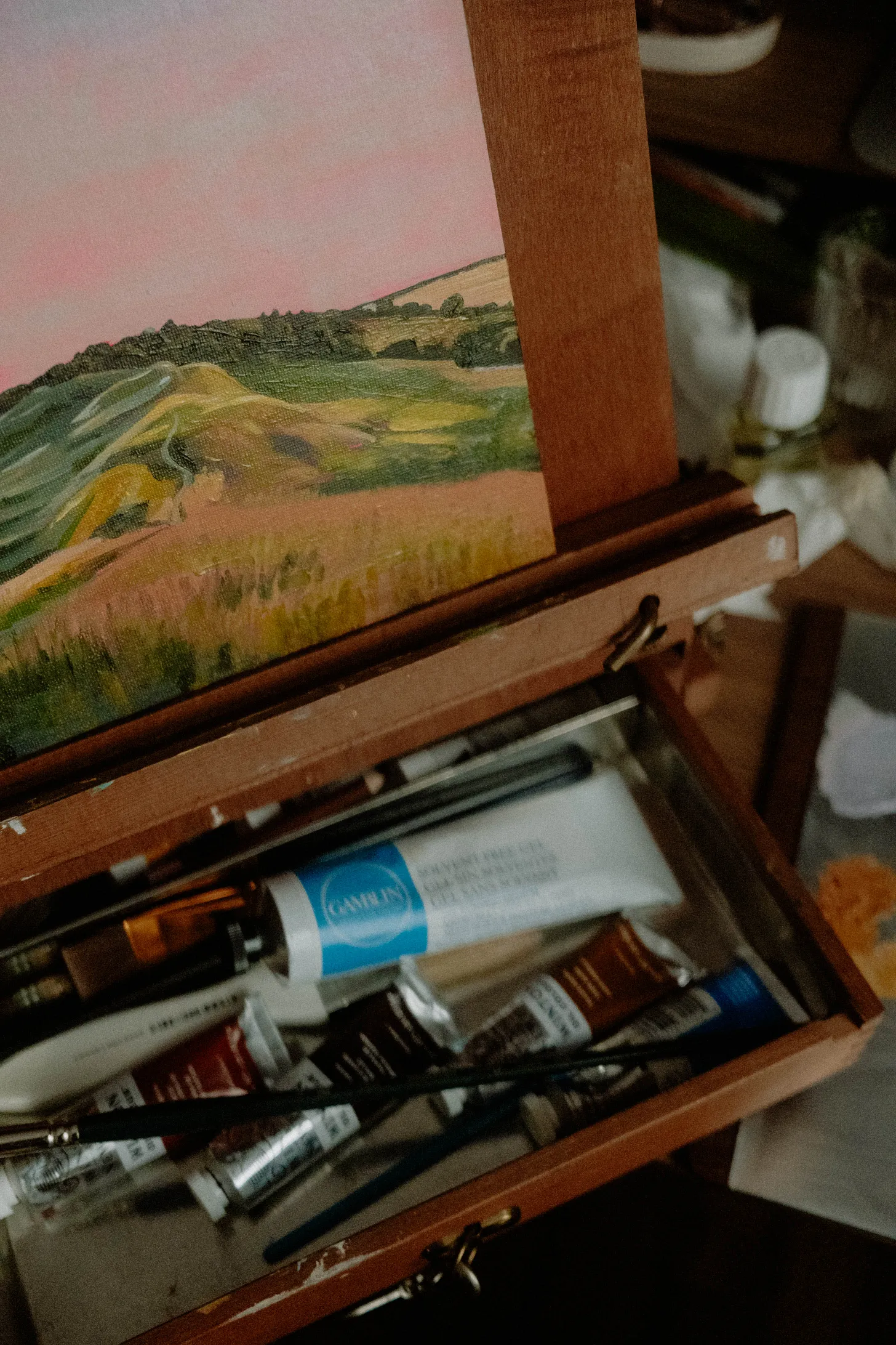 No. 16 Je me suis mise à la peinture à l’huile pour réapprendre à prendre du temps pour moi